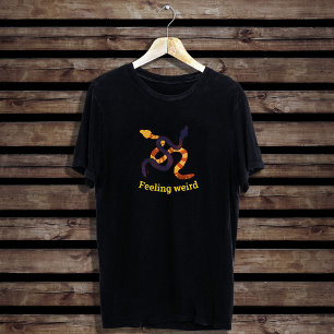 Hand drawn multicoloured funny snakes design T-Shirt