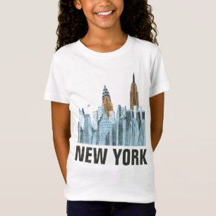 Hand Drawn New York City, NY T-Shirt