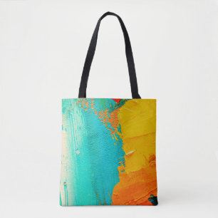 Hand drawn oil painting. Abstract art background. Tote Bag