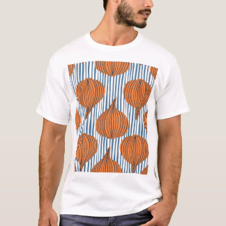Hand-drawn onion bulbs, organic wallpaper T-Shirt