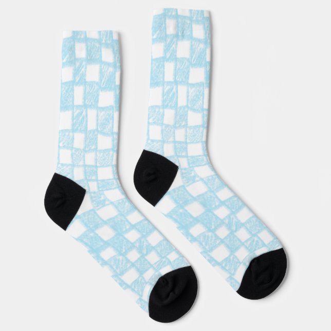 Hand Drawn Pattern Socks (Right)