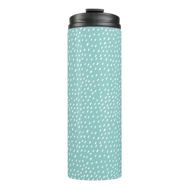 Hand drawn pattern thermal tumbler (Front)
