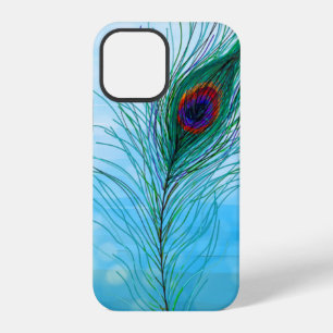 Hand drawn Peacock Feathers iPhone 12 Pro Case
