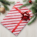 Hand Drawn Peppermint Stripe Classic Fun Christmas Wrapping Paper<br><div class="desc">This fun and festive design features hand drawn peppermint stripes in classic red and white for that cosy,  traditional holiday feeling with a hint of whimsy. Original art by Malissa Melrose.</div>