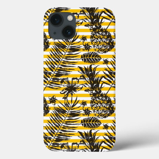 Hand Drawn Pineapples Case-Mate iPhone Case (Back)