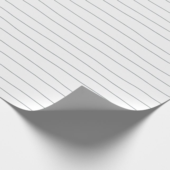 Hand drawn pinstripes lines graphite pencil wrapping paper (Corner)