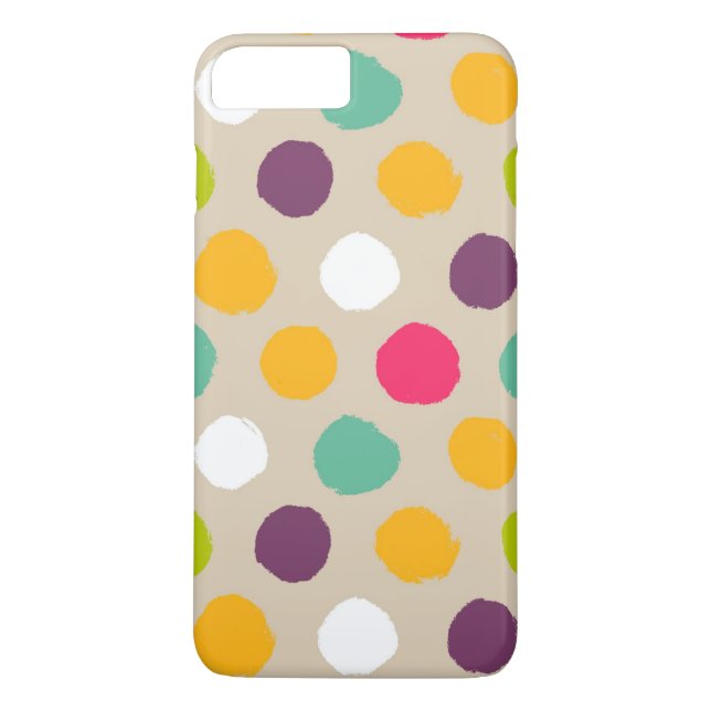 Hand-drawn polka dot pattern Case-Mate iPhone case (Back)
