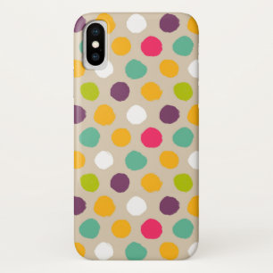 Hand-drawn polka dot pattern Case-Mate iPhone case