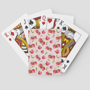 Hand Drawn Pomegranate Botanical Illustration Playing Cards