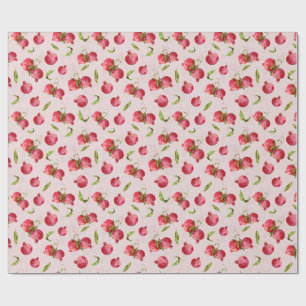 Hand Drawn Pomegranate Botanical Illustration Wrapping Paper