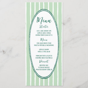 Hand Drawn Quirky Handwritten Wedding Menu