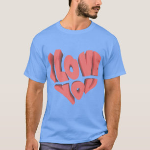 Hand-Drawn Red Hearts Love Artwork ❤️ IdeT-Shirt T-Shirt