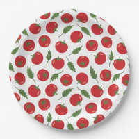 Hand Drawn Red Tomato Pattern