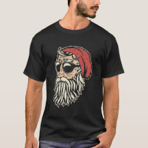 Hand Drawn Santa Basic Dark Christmas