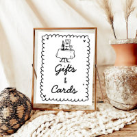 Hand Drawn Scribble Cocktail Gift and Cards