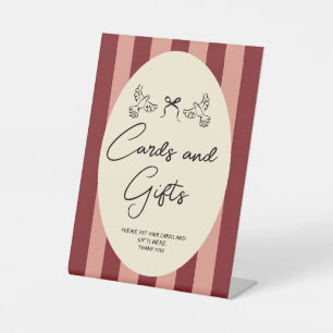 Hand Drawn Scribble Wedding Cards & gifts sign
