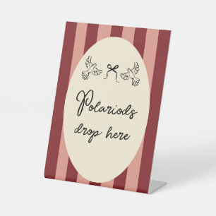 Hand Drawn Scribble Wedding Polaroid sign