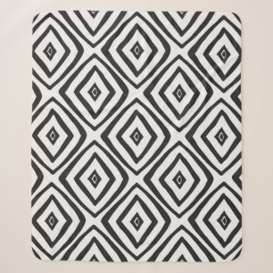 Hand drawn seamless pattern in black and white. sherpa blanket
