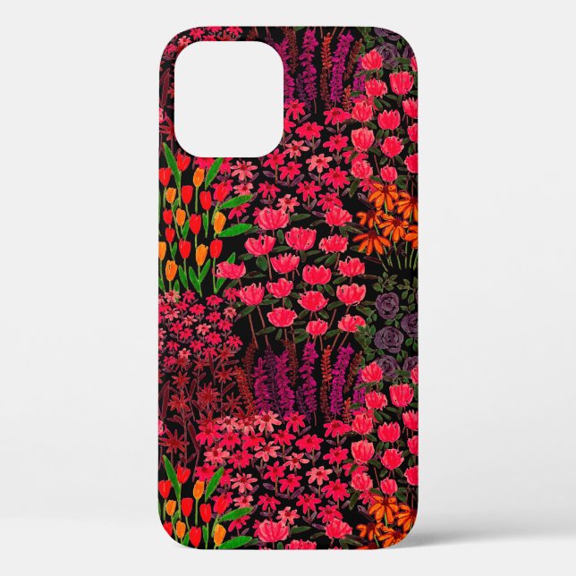 Hand drawn seamless pattern with wildflowers Case-Mate iPhone case (Back)