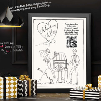 Hand drawn Share the Love Wishing Well Sign