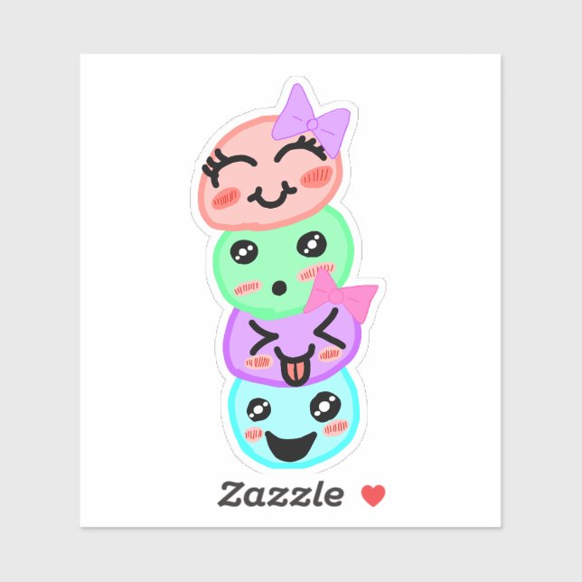 Hand-drawn, Sibling Joy, Emotion Stack, Kids Art,  (Sheet)