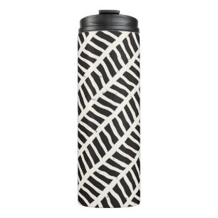 Hand drawn style seamless pattern. Abstract geomet Thermal Tumbler