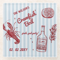 Hand Drawn Summer Seafood Crawfish Boil Party 