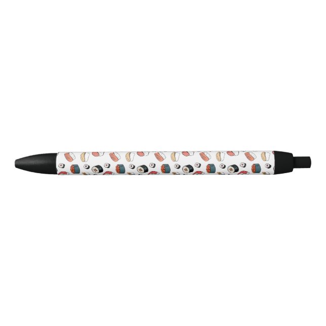 Hand-Drawn Sushi Mix Black Ink Pen (Front)