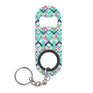 Hand Drawn Teal Zig Zag Pattern