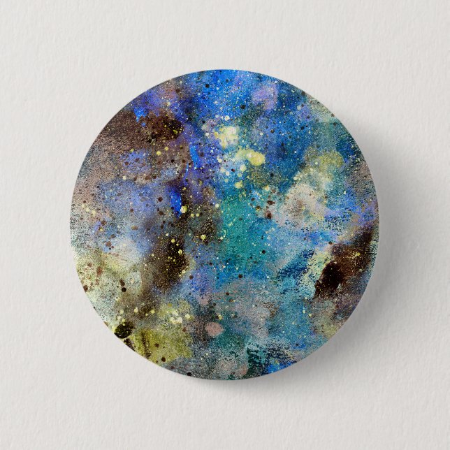 Hand-drawn texture by LenaTerzi 6 Cm Round Badge (Front)