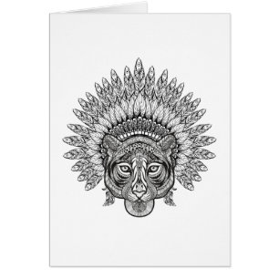 Hand Drawn Tiger In Style