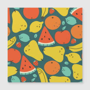 Hand Drawn Tropical Fruit Pattern