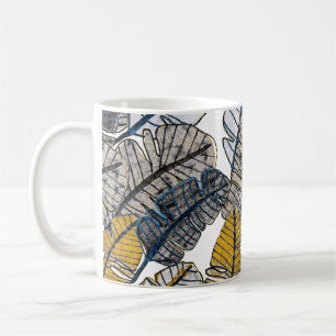 Hand Drawn: Tropical Leaves Coffee Mug