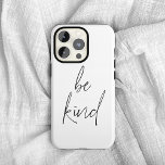 Hand Drawn Typography Be Kind Quote Case-Mate iPhone Case<br><div class="desc">This hand drawn typography be kind quote phone case is the perfect gift for her.</div>