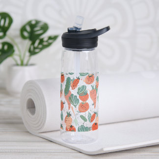Hand drawn Vegetables Water Bottle