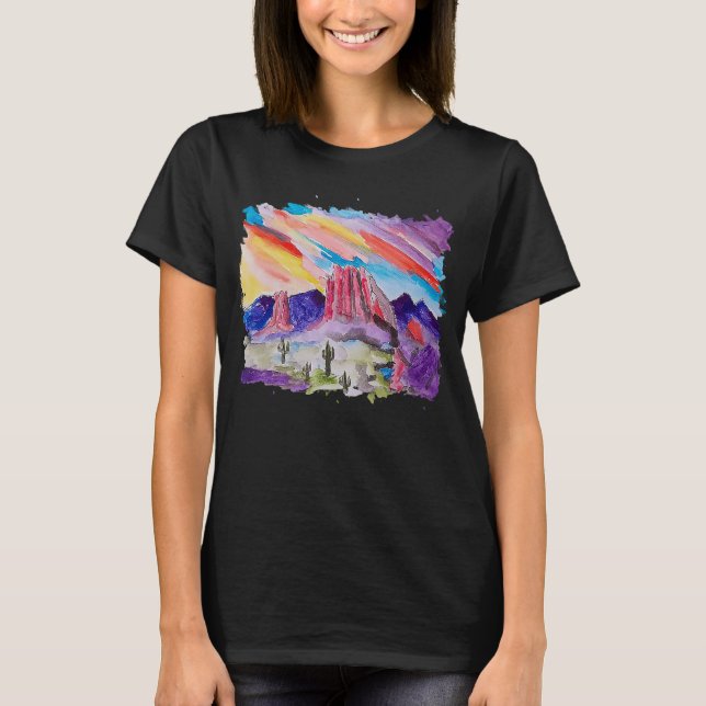 Hand drawn vibrant colourful vibe T-Shirt (Front)