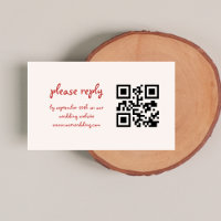 Hand Drawn Vintage French Red Whimsical Wedding