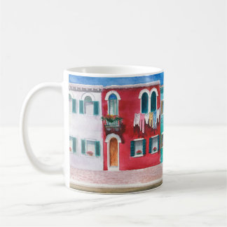 Hand drawn watercolor Italy landscape Coffee Mug