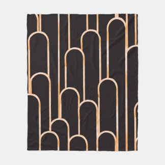 Hand drawn watercolor seamless pattern, geometrica fleece blanket