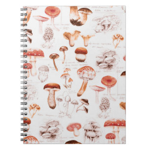 Hand-drawn watercolor seamless pattern of the diff notebook