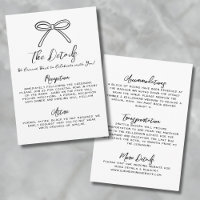 Hand Drawn Wedding Details