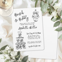 Hand Drawn Whimsical Bridal Shower
