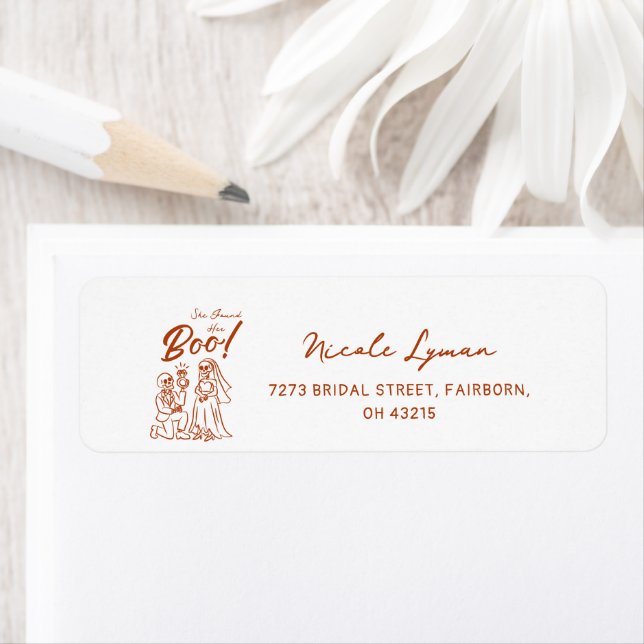 Hand Drawn Whimsical Halloween Bridal Shower (Insitu)