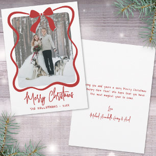 Hand Drawn Whimsical Merry Christmas Holiday Card