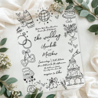 Hand Drawn Whimsical Wedding