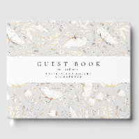 Hand-drawn Wildflowers Elegant Light Grey Wedding