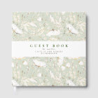 Hand-drawn Wildflowers Elegant Sage Green Wedding