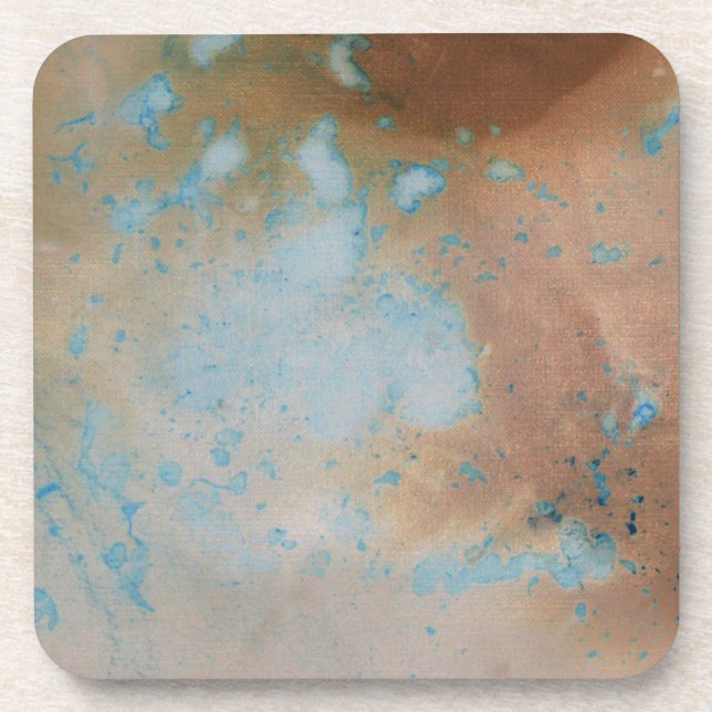 Hand Dyed Paper 7 Coaster (Front)