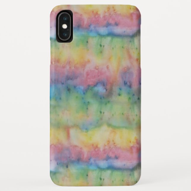 Hand Dyed Rainbow Stripe Case-Mate iPhone Case (Back)