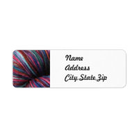 Hand Dyed Yarn Return Address Label